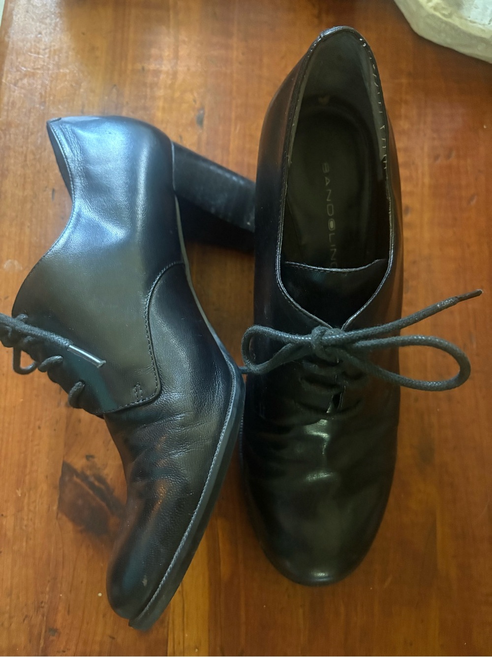 Bandolino Black Lace-Up Women's Shoes